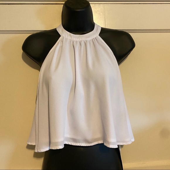 Show Me Your Mumu White Crop Top Small - Picture 4 of 9